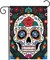 Day of the Dead Garden Flag Dia DE Los Muertos Banner (Multicolor) 18"L x 12"W